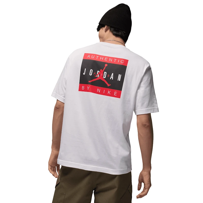 Jordan Authentic Short Sleeve Crew  - Men's