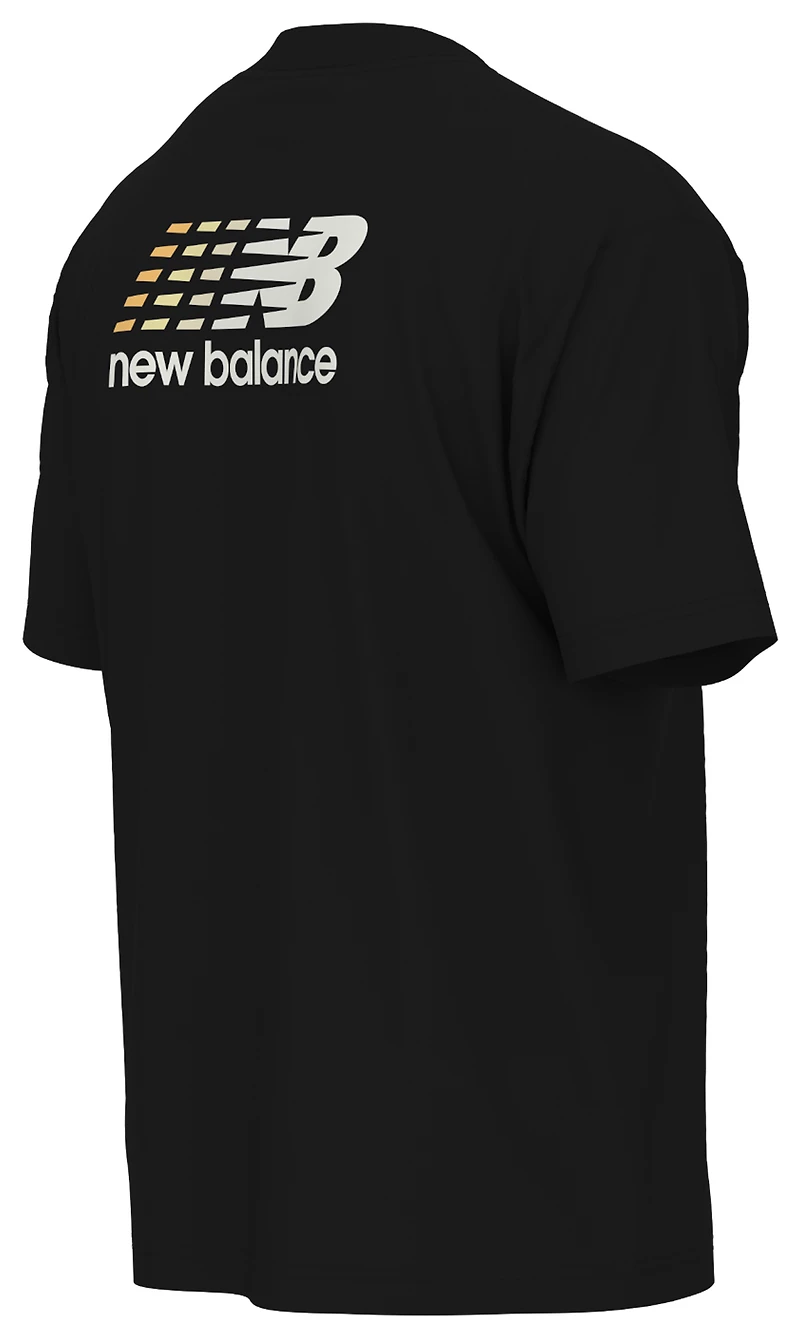 New Balance Athletics Multi Color Logo T-Shirt  - Men's