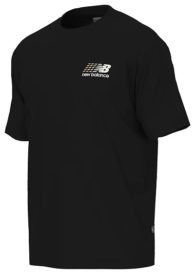 New Balance Athletics Multi Color Logo T-Shirt  - Men's
