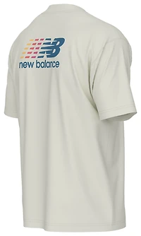 New Balance Athletics Multi Color Logo T-Shirt  - Men's