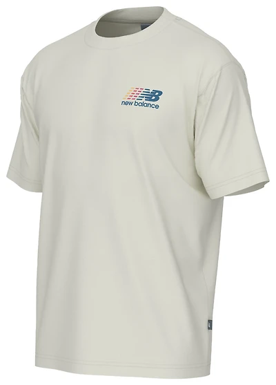 New Balance Athletics Multi Color Logo T-Shirt  - Men's