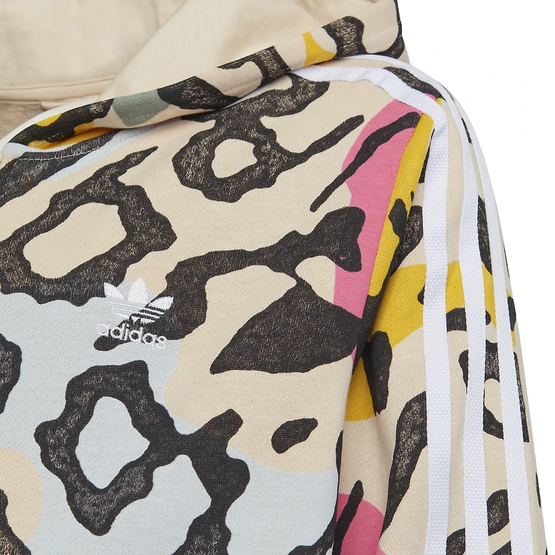 adidas Originals AOP Animal Full Zip Hoodie  - Girls' Grade School
