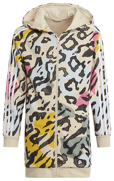 adidas Originals AOP Animal Full Zip Hoodie  - Girls' Grade School