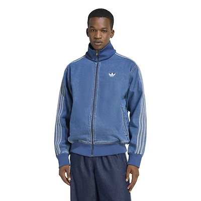 adidas Blouson d'athlétisme Firebird en denim Adicolor - Pour hommes
