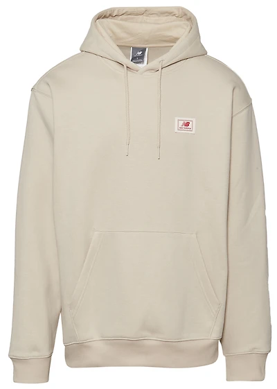 New Balance Essential Woven Label Pullover Hoodie  - Men's