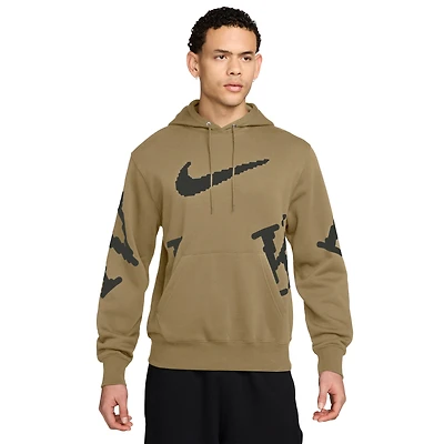 Nike Club Basketball Graphic Neo Varsity Hoodie  - Men's
