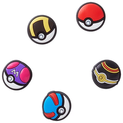 Crocs Paquet de 5 breloques Poke Ball - Adulte