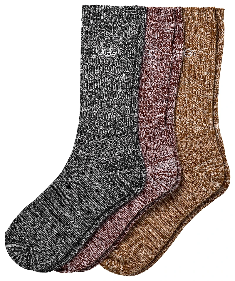 UGG Rib Knit Cozy Crew 3 Pack Socks - Men's