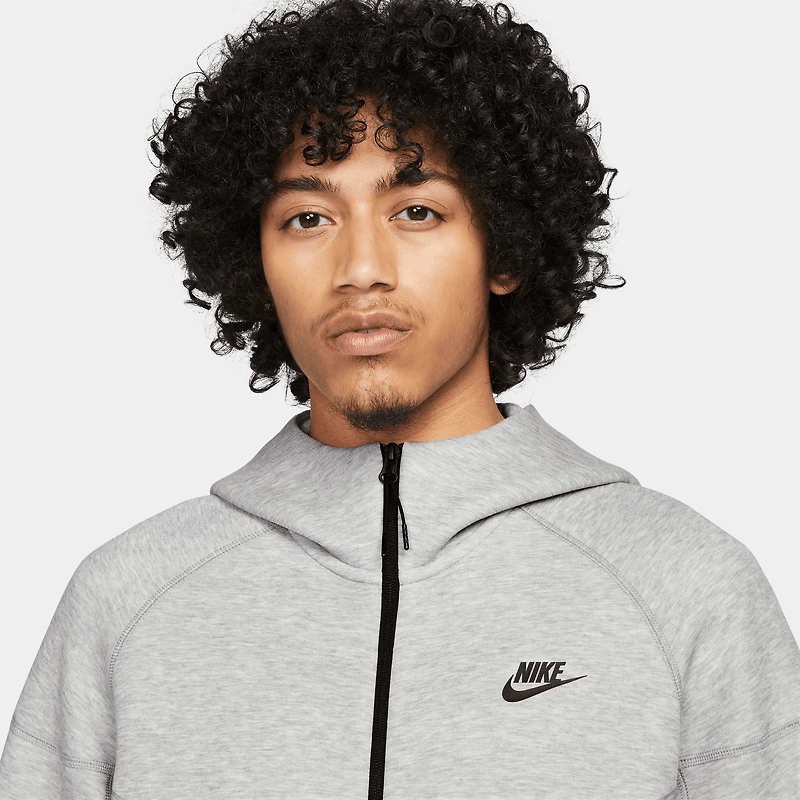 Nike Chandail à capuchon avec glissière complète en molleton Tech - Pour hommes