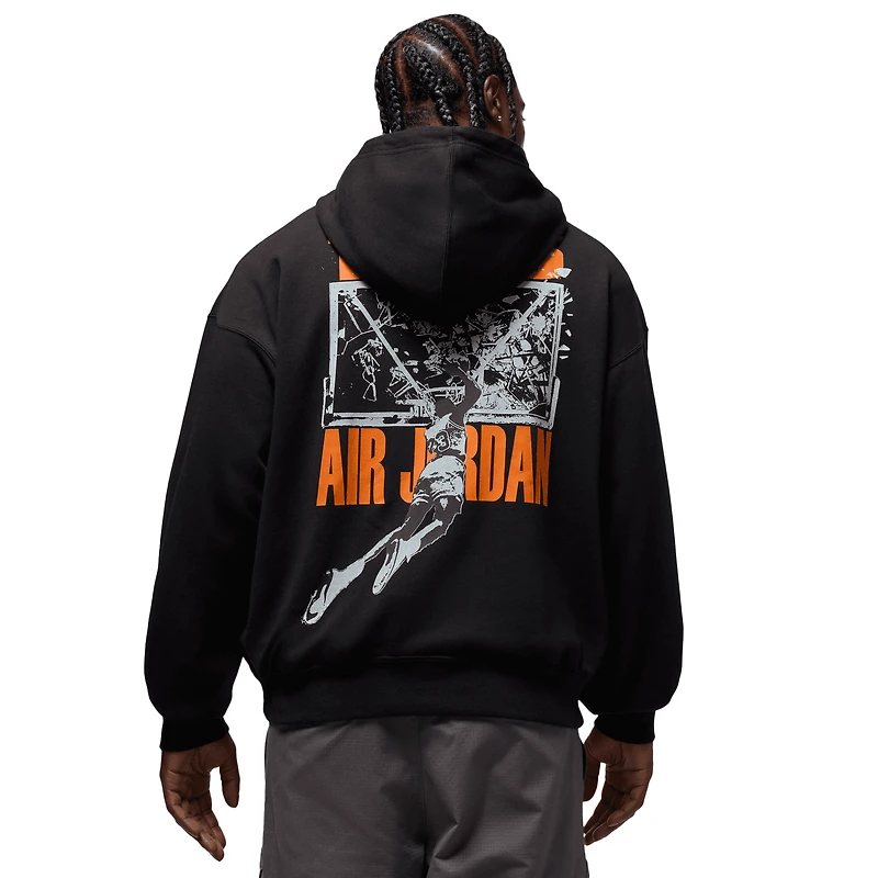 Jordan Brooklyn Oversized SSB Hoodie  - Men's