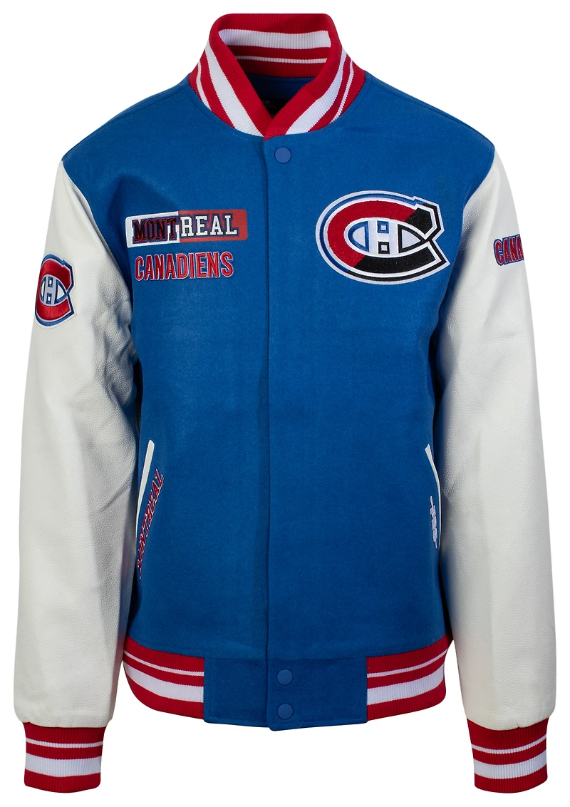 Pro Standard NHL Canadiens Varsity Jacket - Men's