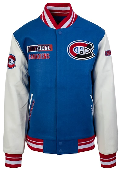 Pro Standard NHL Canadiens Varsity Jacket  - Men's