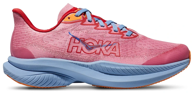 HOKA Girls Mach 6 - Girls' Grade School Running Shoes Cerise/Peony