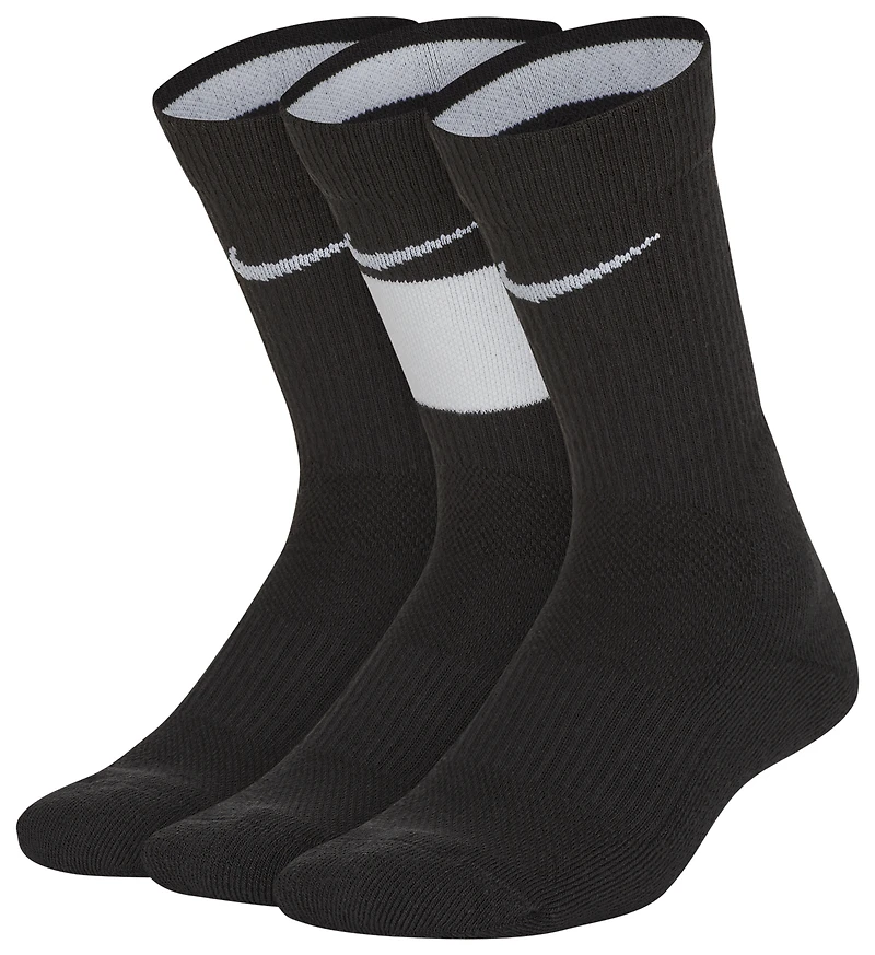 Nike 3 Pack Elite Crew Socks  - Boys' Grade School
