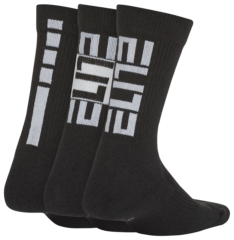 Nike 3 Pack Elite Crew Socks  - Boys' Grade School