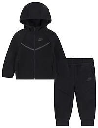 Nike Boys Tech Fleece Full-Zip Set - Boys' Toddler Black/Black