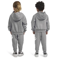 Nike Boys NSW Club Fleece Set - Boys' Toddler Grey/White