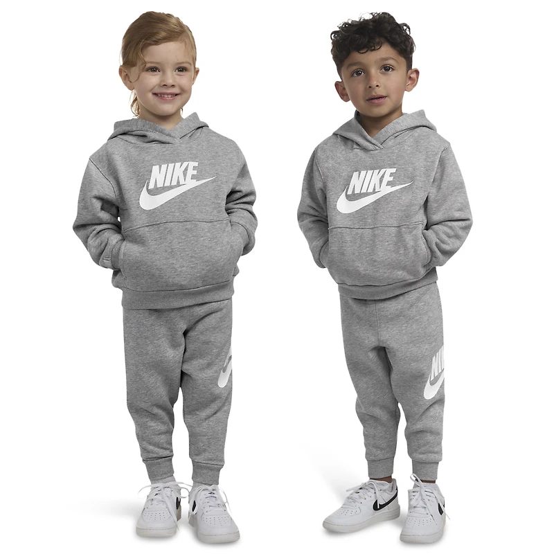 Nike Boys NSW Club Fleece Set - Boys' Toddler Grey/White