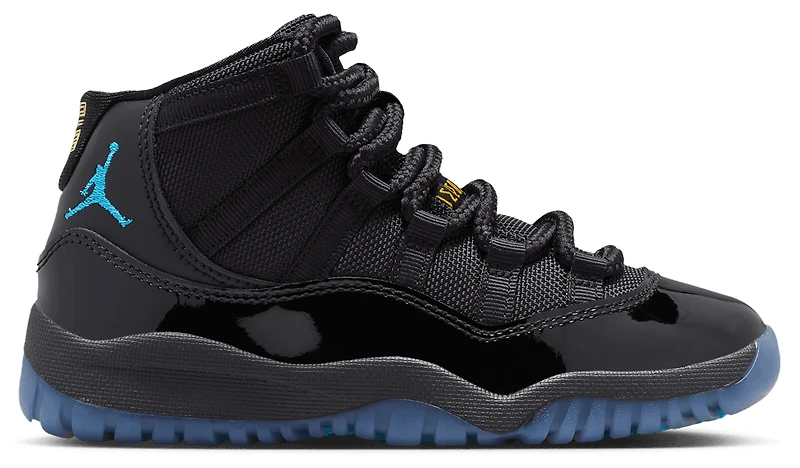 Jordan Boys Retro 11 - Boys' Preschool Basketball Shoes Black/Gamma Blue/Black