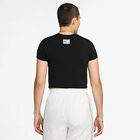 Nike Slim Graphic Crop T-Shirt  - Women's