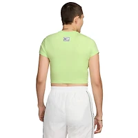 Nike T-shirt raccourci ajusté à imprimé - Pour femmes
