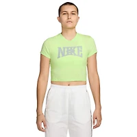 Nike T-shirt raccourci ajusté à imprimé - Pour femmes
