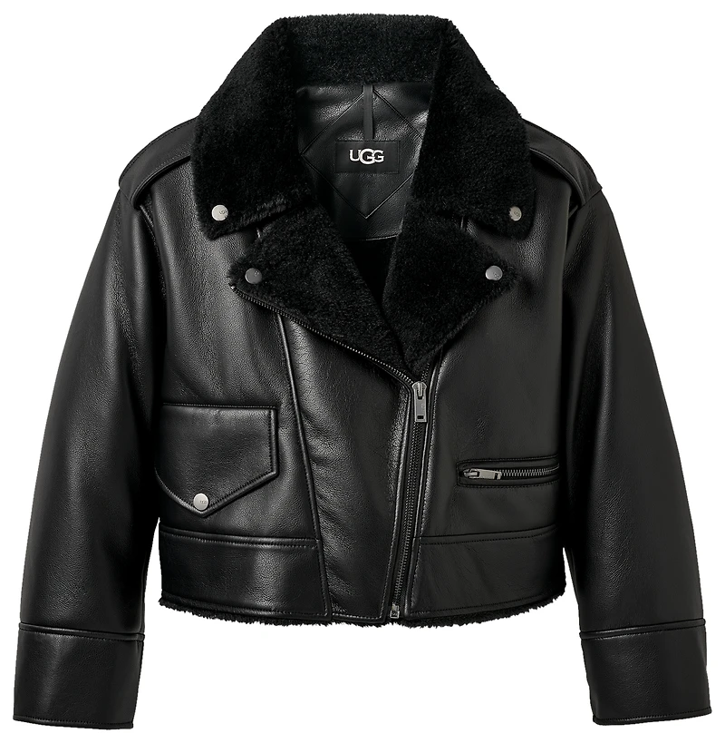 UGG Finnian Fluff Moto Jacket  - Women's