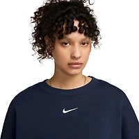Nike NSW Style Fleece Crew OOS  - Women's