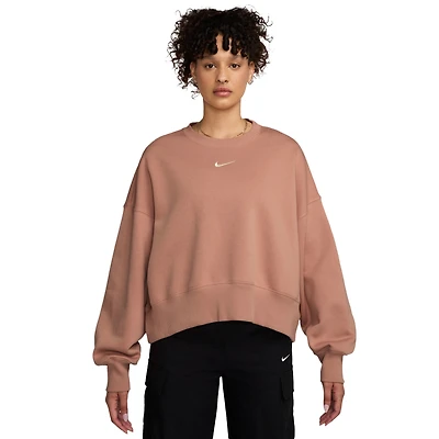 Nike NSW Style Fleece Crew OOS  - Women's