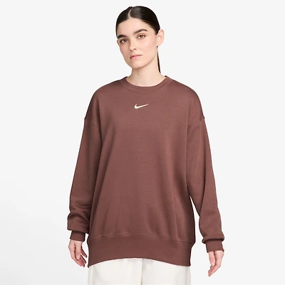 Nike Haut à col ras du cou en molleton Phoenix OS - Pour femmes