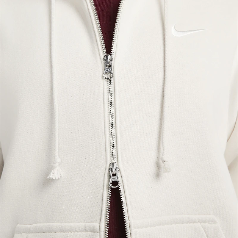 Nike Haut à manches longues en molleton avec glissière pleine longueur Phoenix - Pour femmes