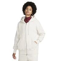 Nike Haut à manches longues en molleton avec glissière pleine longueur Phoenix - Pour femmes