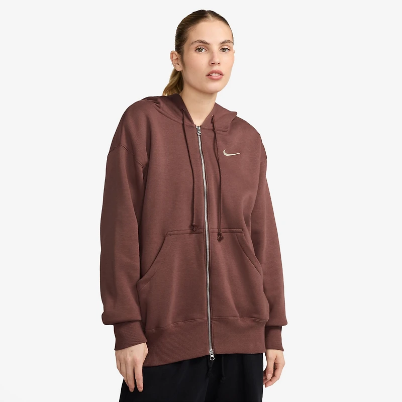 Nike Phoenix Fleece Long Sleeve Full-Zip  - Women's