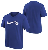 Nike 76Ers Essential Swoosh S/S T-Shirt - Boys' Grade School