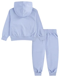 Jordan Brooklyn Ft Full Zip Set  - Girls' Toddler