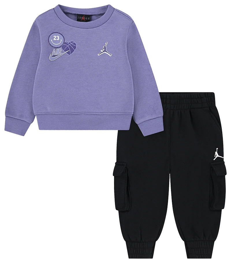 Jordan Blue Jean & Bling Pants Set - Girls' Infant