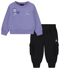 Jordan Blue Jean & Bling Pants Set  - Girls' Infant
