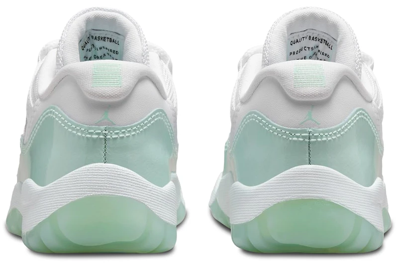 Jordan Girls Jordan Retro 11 Low - Girls' Preschool Basketball Shoes White/Igloo Size 11.0