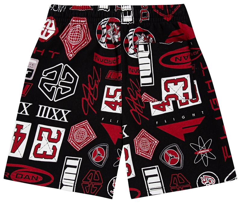 Jordan Essential AOP Fleece Shorts  - Boys' Grade School