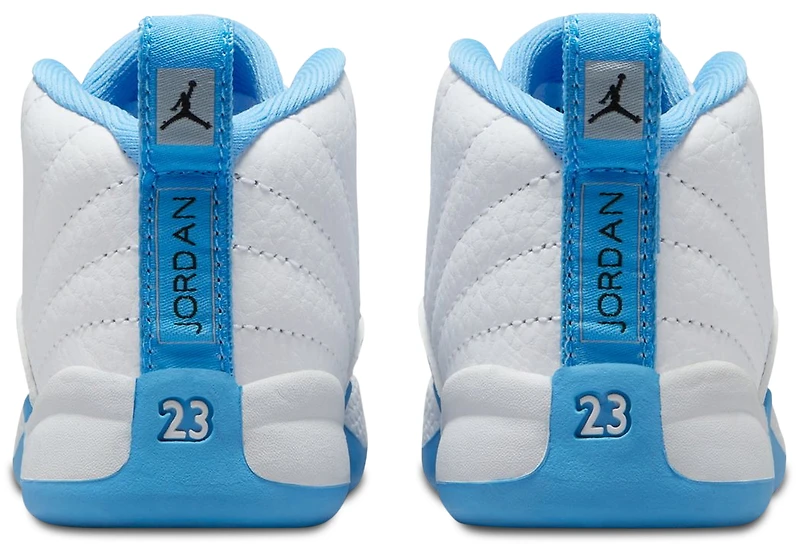 Jordan Boys Retro 12 - Boys' Toddler Basketball Shoes White/University Blue