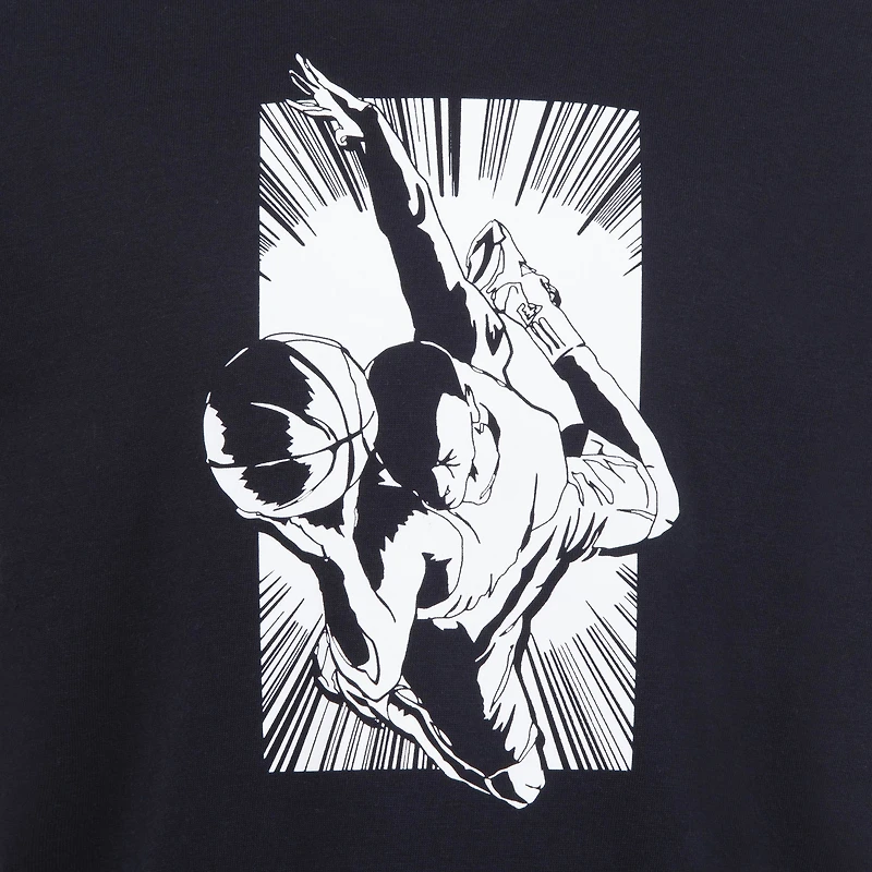 Jordan Boys Burst Short Sleeve T-Shirt - Boys' Preschool Black/White