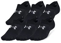 Under Armour Essential 6 Pack Ultra Low Socks - Men's