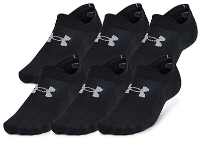 Under Armour Essential 6 Pack Ultra Low Socks - Men's