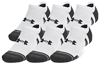 Under Armour Perf Tech 6 Pack No Show Socks - Men's