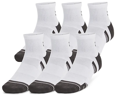Under Armour Perf Tech 6 Pack Quarter Socks - Men's