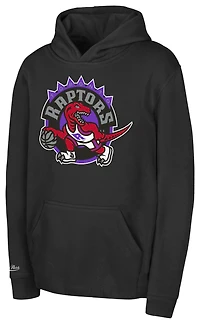 Mitchell & Ness Raptors Retro Logo Pullover Hoodie  - Boys' Grade School
