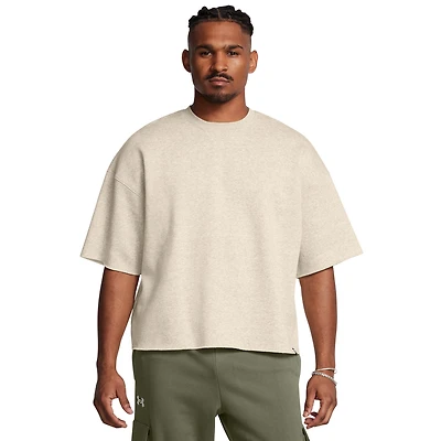 Under Armour Icon Fleece Short Sleeve Crew - Men's