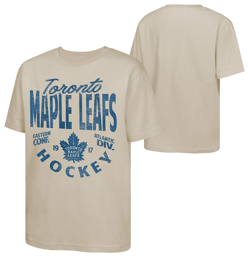 Outerstuff Maple Leafs News Flash Short Sleeve T-Shirt  - Boys' Grade School