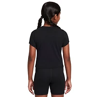 Nike Slim Mod Short Sleeve Crop T-Shirt  - Girls' Grade School