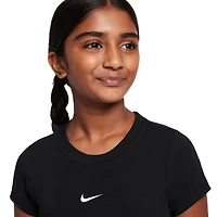 Nike Slim Mod Short Sleeve Crop T-Shirt  - Girls' Grade School